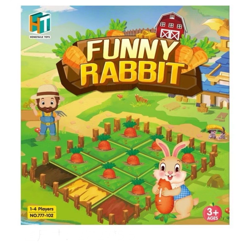 Funny Rabbit Race Game bunny funny family party boardgame | Shopee Malaysia