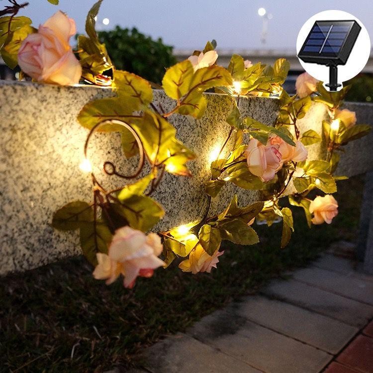Lampu Solar Raya Ramadhan 2025 Rose SunFlower Bunga Solar Light 2M ...