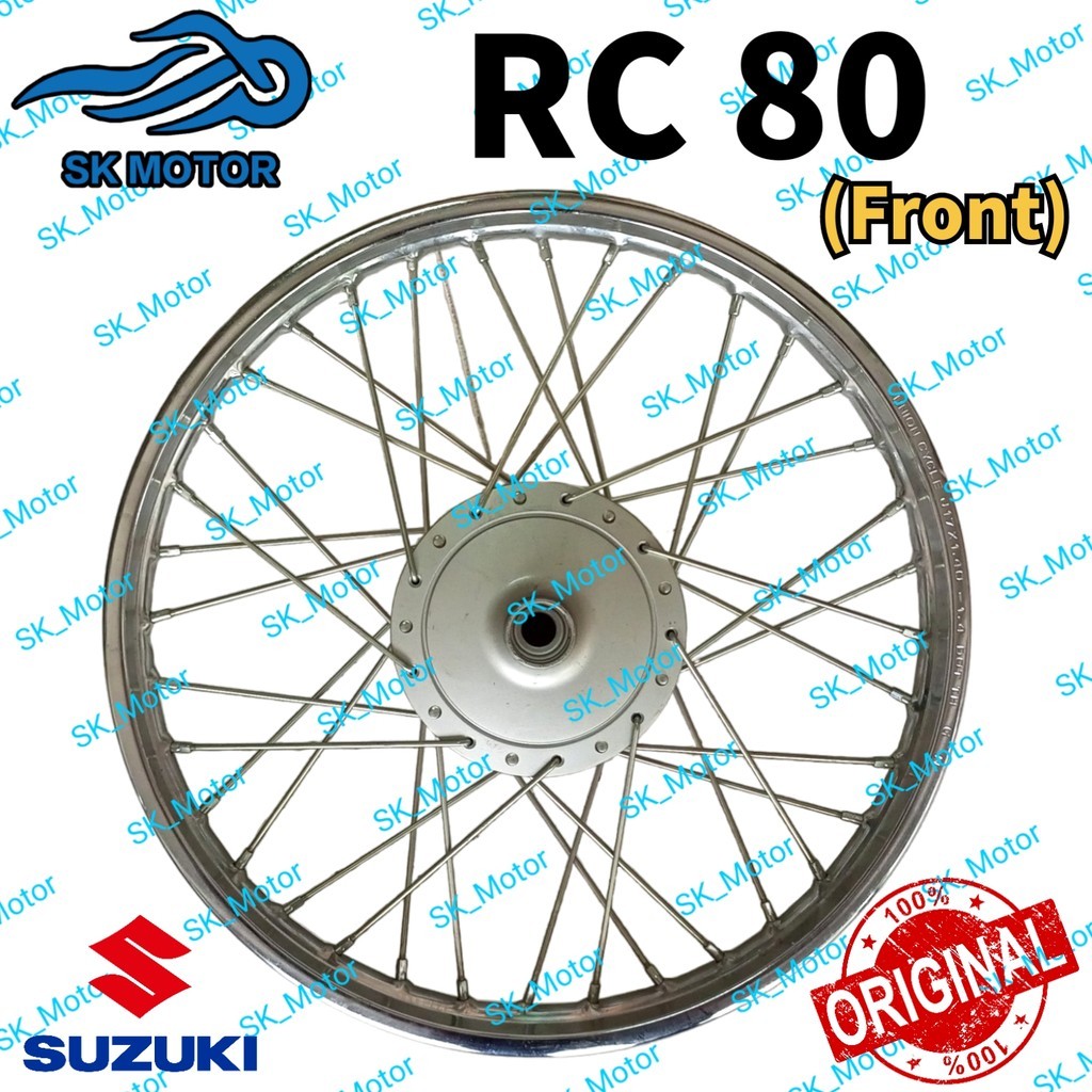 Suzuki RC 80 100 110 BEST RG RGV FX GSX Original Rear Wheel Rim Union ...