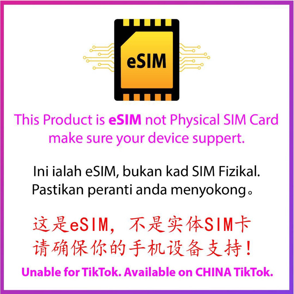 JTravel eSIM【 Singapore 】【 Thailand 】UNLIMITED GB Travel Prepaid ...