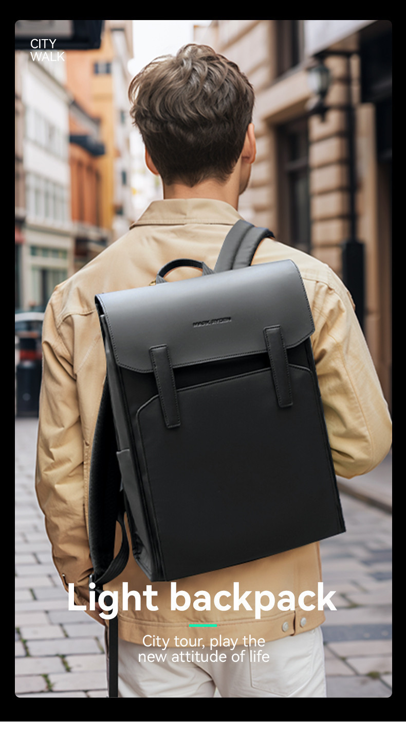 MARK RYDEN Backpack Men Light Travel Urban Bagpack | Shopee Malaysia