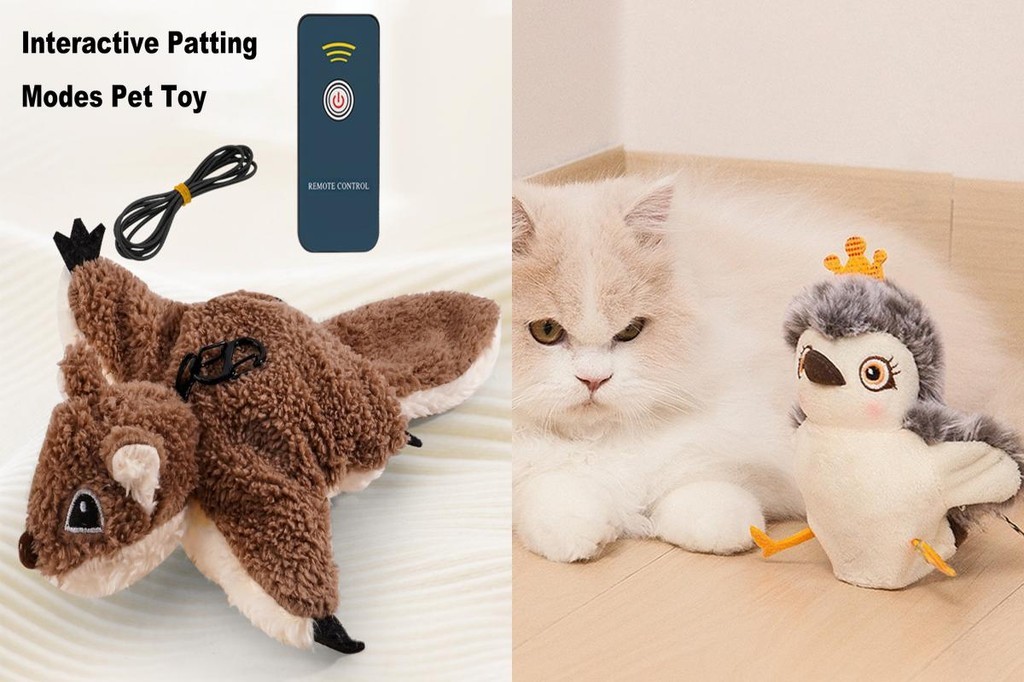 [stylishlife] Flapping Cat Toy Automatic Motion Sensor Cat Toy ...