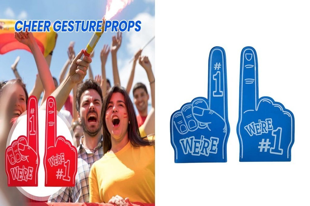 [stylishlife] Giant Foam Hand Cheerleading Foam Hand Large Foam Finger ...