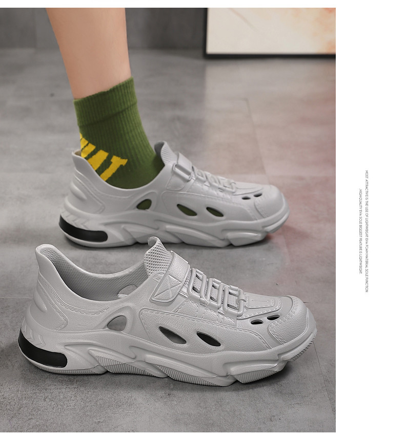 Raya Trendy hole shoes men's 2024 summer new outside wear non-slip ...