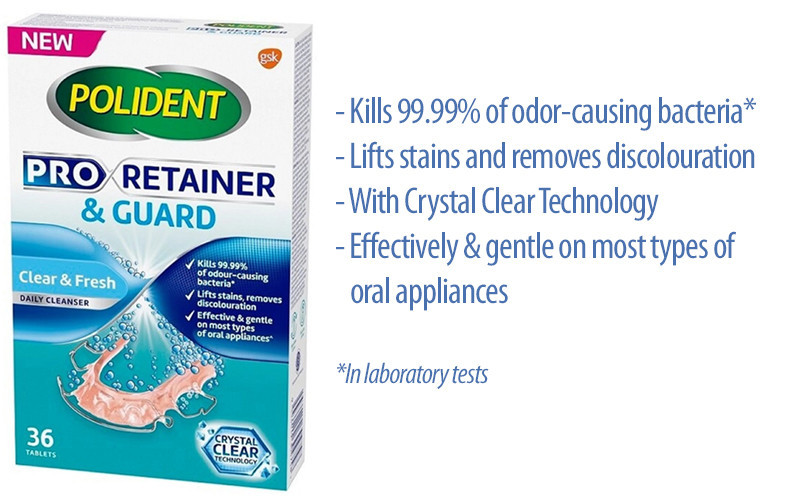 Polident PRO Retainer & Guard Daily Cleanser (36 Tablets) | Shopee Malaysia