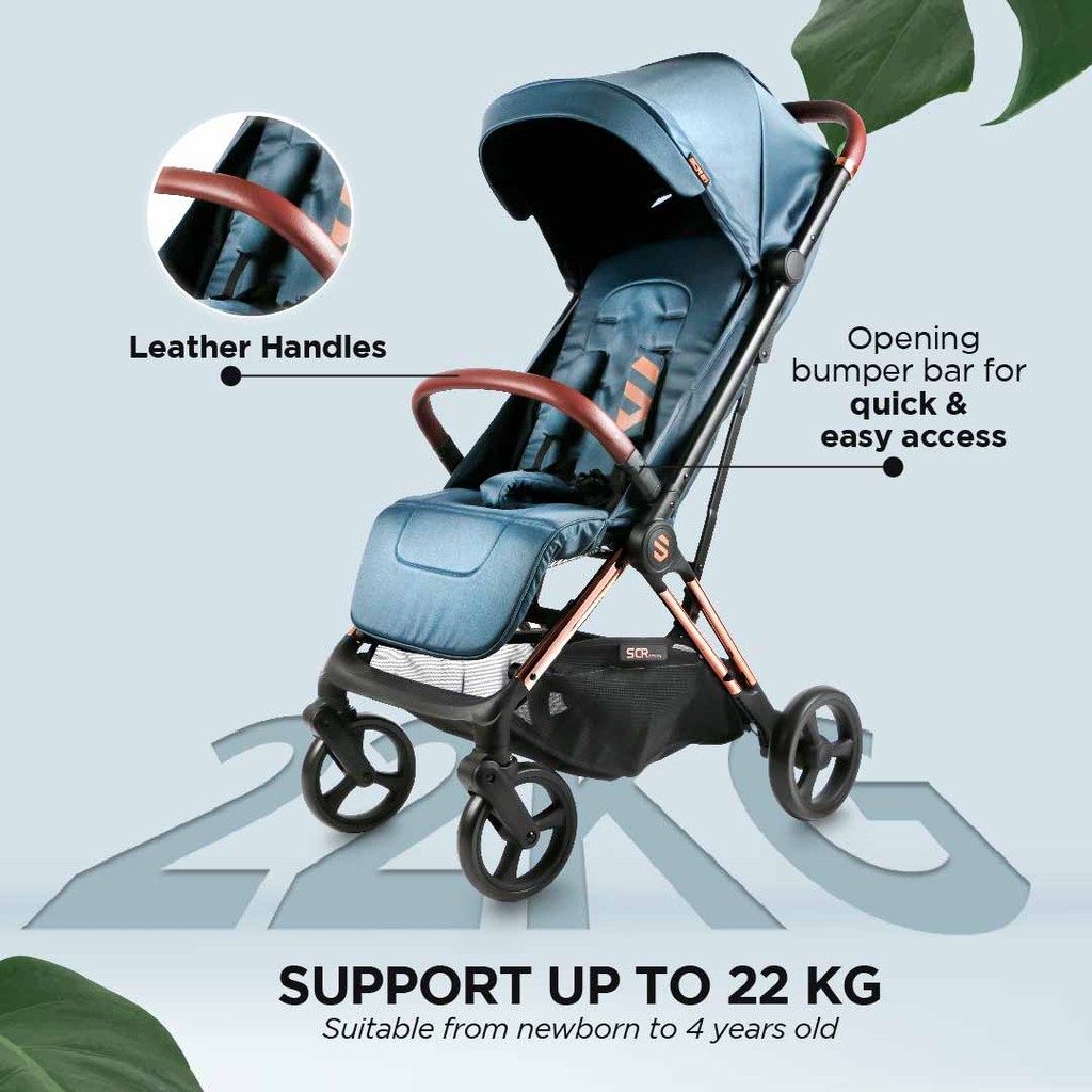 Sweet Cherry SCR Series 1 Second Auto-Fold SCR21 Stroller Rose Gold ...