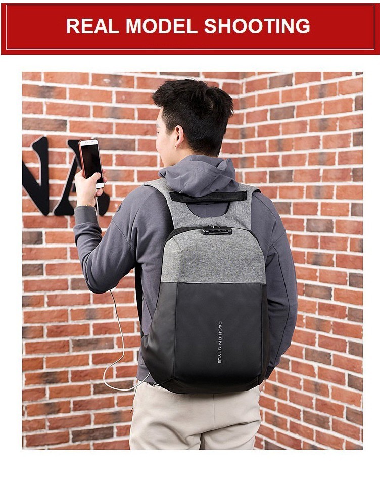 [Shopee Choice] Anti Theft Design Double Strap Travel Backpack with ...