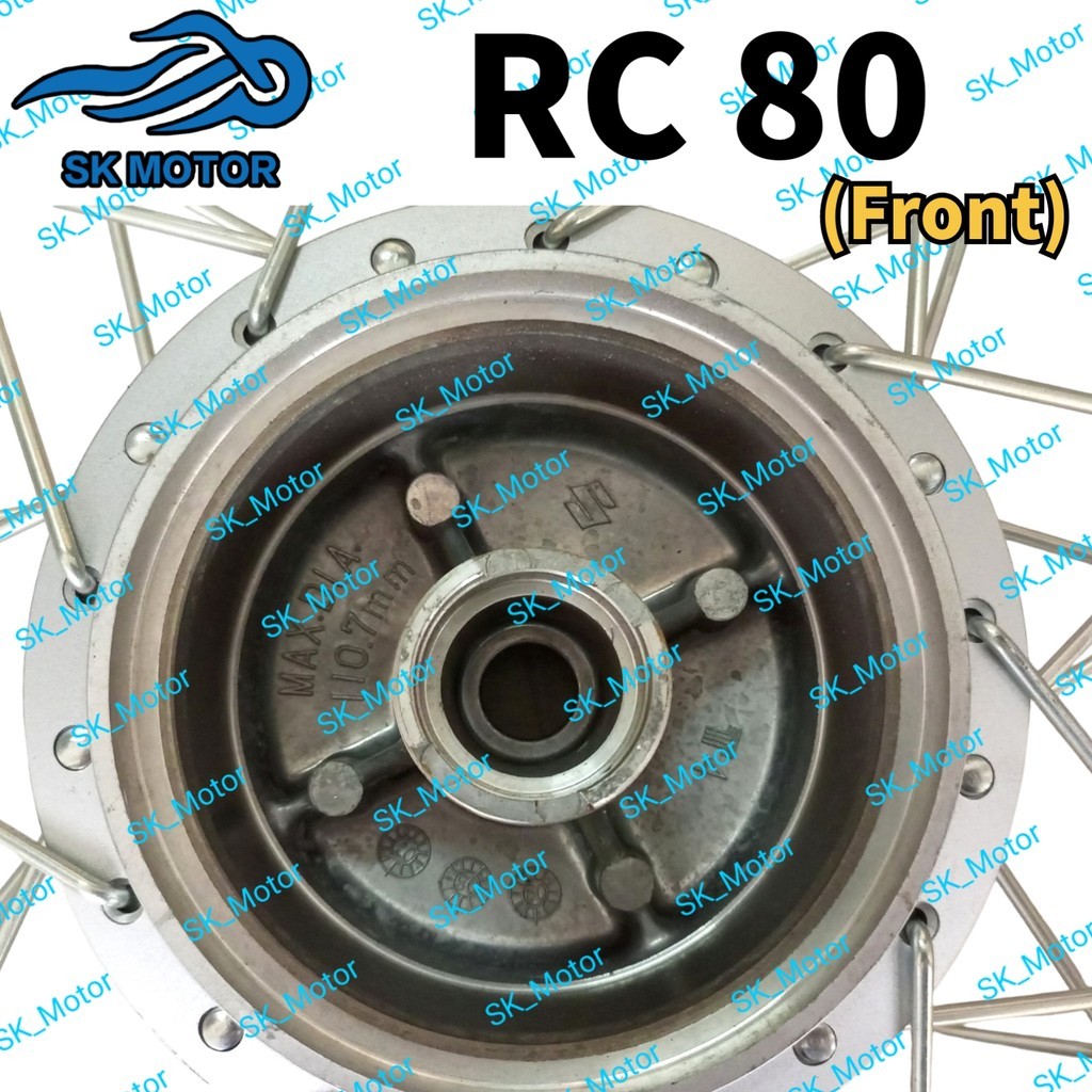 Suzuki RC 80 100 110 BEST RG RGV FX GSX Original Rear Wheel Rim Union ...