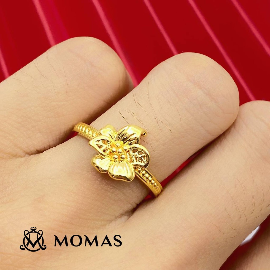 Cincin Bunga Raya 5D Emas 916 Original Cincin Emas 916 Tulen Cincin ...