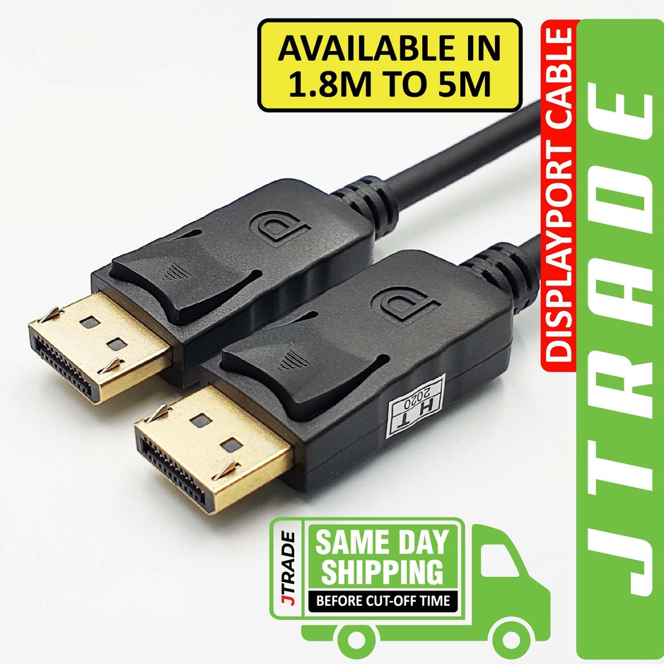 DP Cable DisplayPort Cable 1.8M / 3M / 5M Display Port Cable 1080P FULL ...