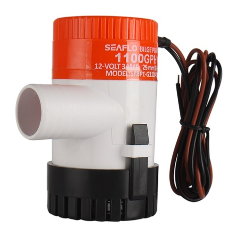 Pompe De Cale 12V 1100GPH - Pompe à Eau Pour Bateau, Caravane Et Maison