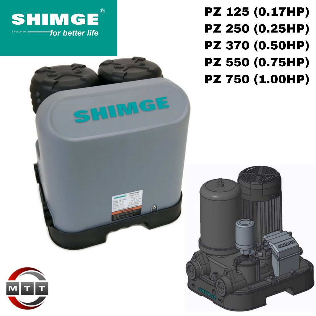 SHIMGE Automatic Self Priming Water Pump Booster Pump Automatic Pump Pam Air Shopee Malaysia