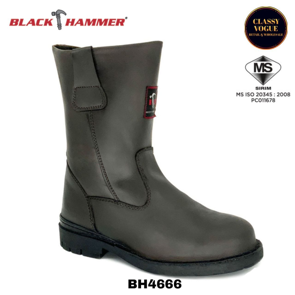 Harga safety boot black hammer deals