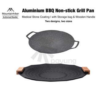 Camping Round Griddle Iron Wok Pan, Lightweight Frying Pan Grill, Non-stick  Maifan Stone Cooker, Thick Cast
