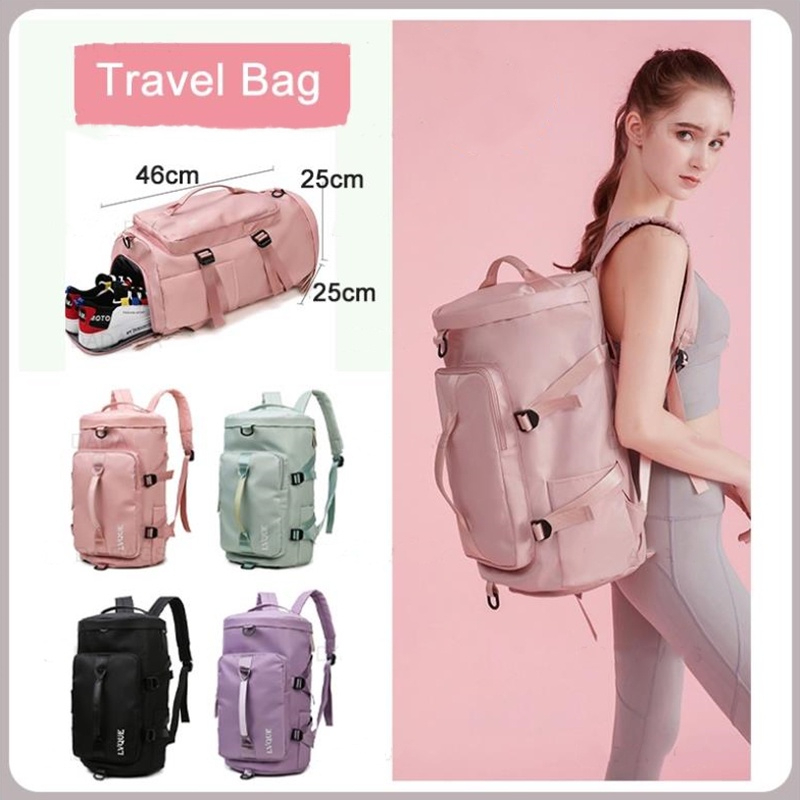 3 Ways Carry lvque Duffel Backpack Water Resistant Wet Travel Outdoor