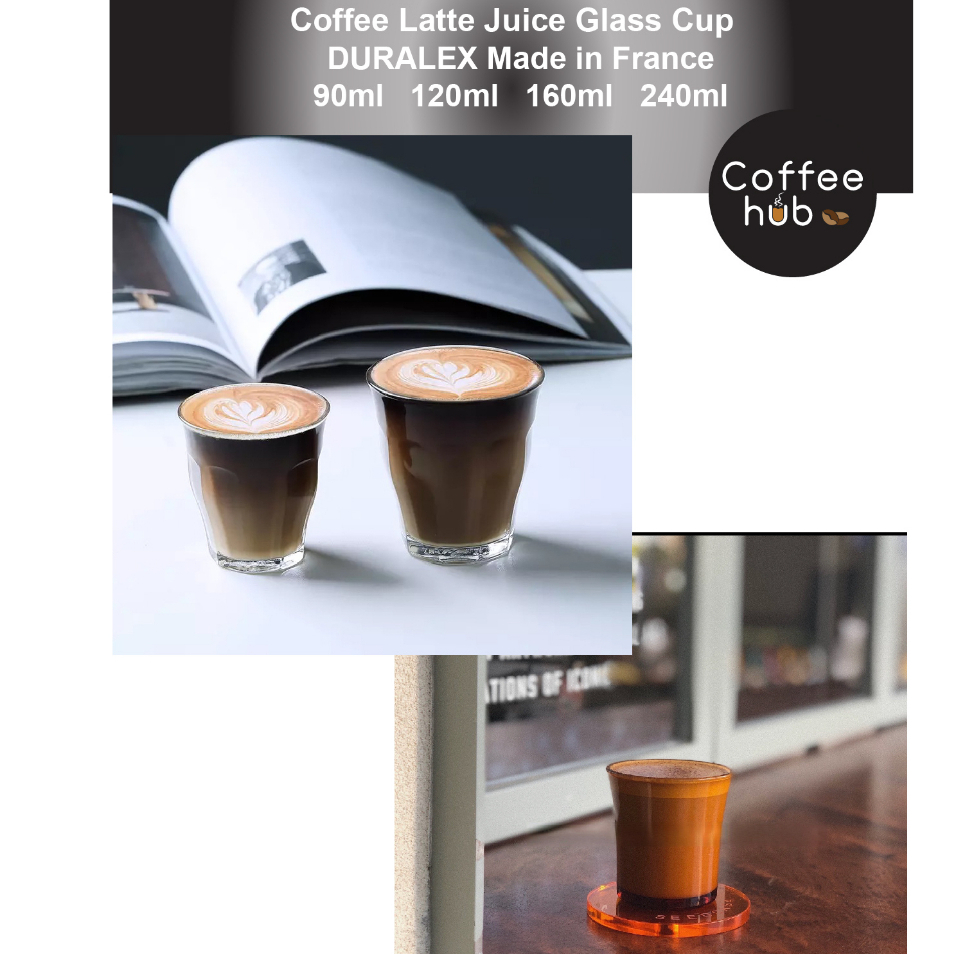 Duralex Picardie Latte Glasses  My Coffee Shop 