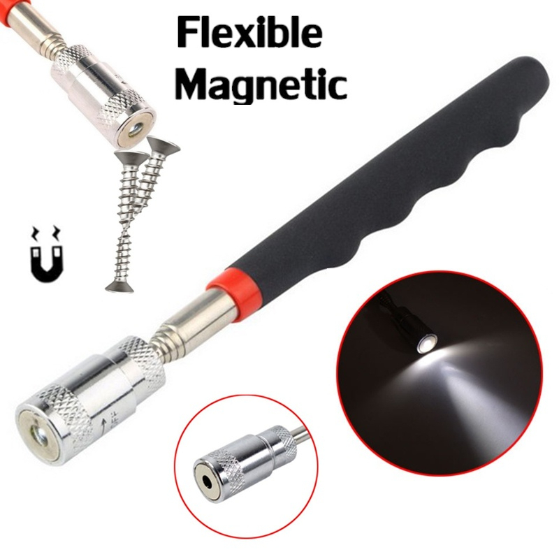 MKR Magnet LED Magnetic Adjustable Extendable Telescopic Rod Shaft Pick ...