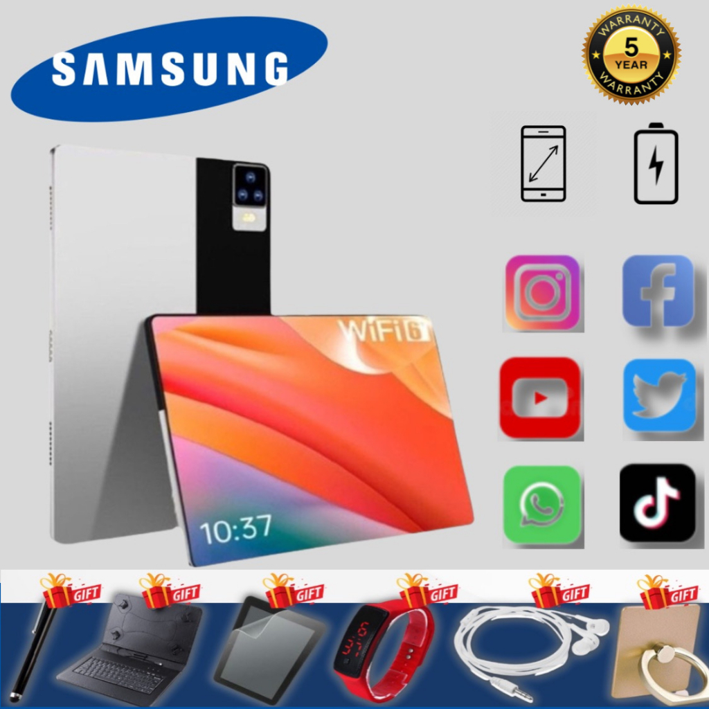 2023 NEW SAMSUNG GALAXY TABLET X15 8 Inch [16GB RAM 512GB ROM] Dual Sim