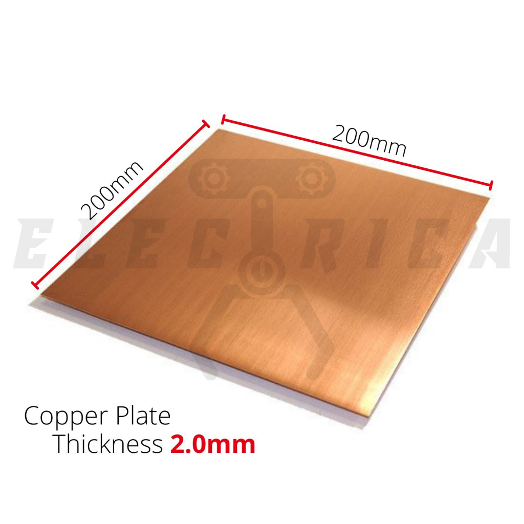 99.9% Pure Solid Copper Tembaga Plate / Brass Copper DIY Handmade ...