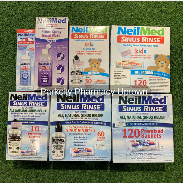 Neilmed Sinus Rinse Nasal Spray Clear Nose Postnasal Drip Spray 0754