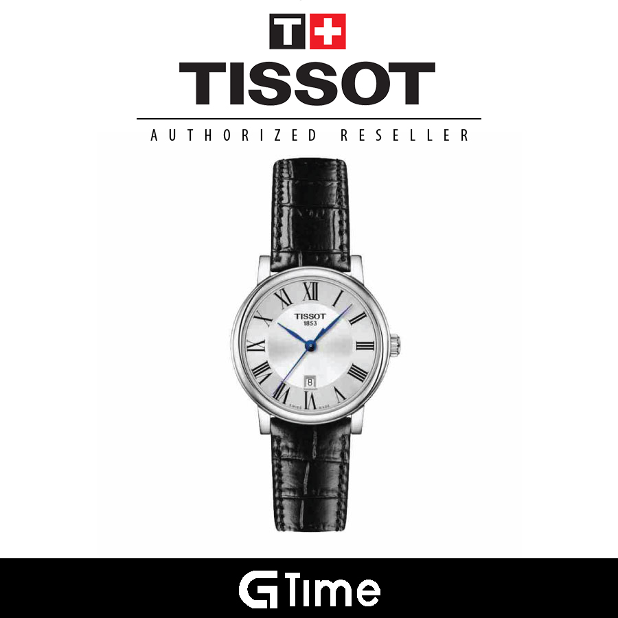 Official Tissot Warranty Tissot T122.210.16.033.00 Women s Carson Premium Lady Quartz Analog Watch T1222101603300