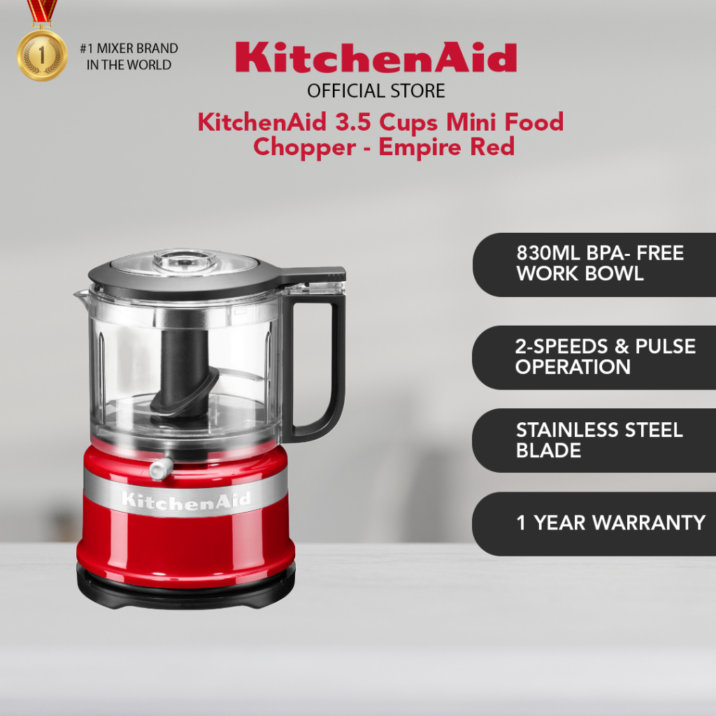 KitchenAid Mini Food Chopper (3.5 Cups) 5KFC3516 Shopee Malaysia