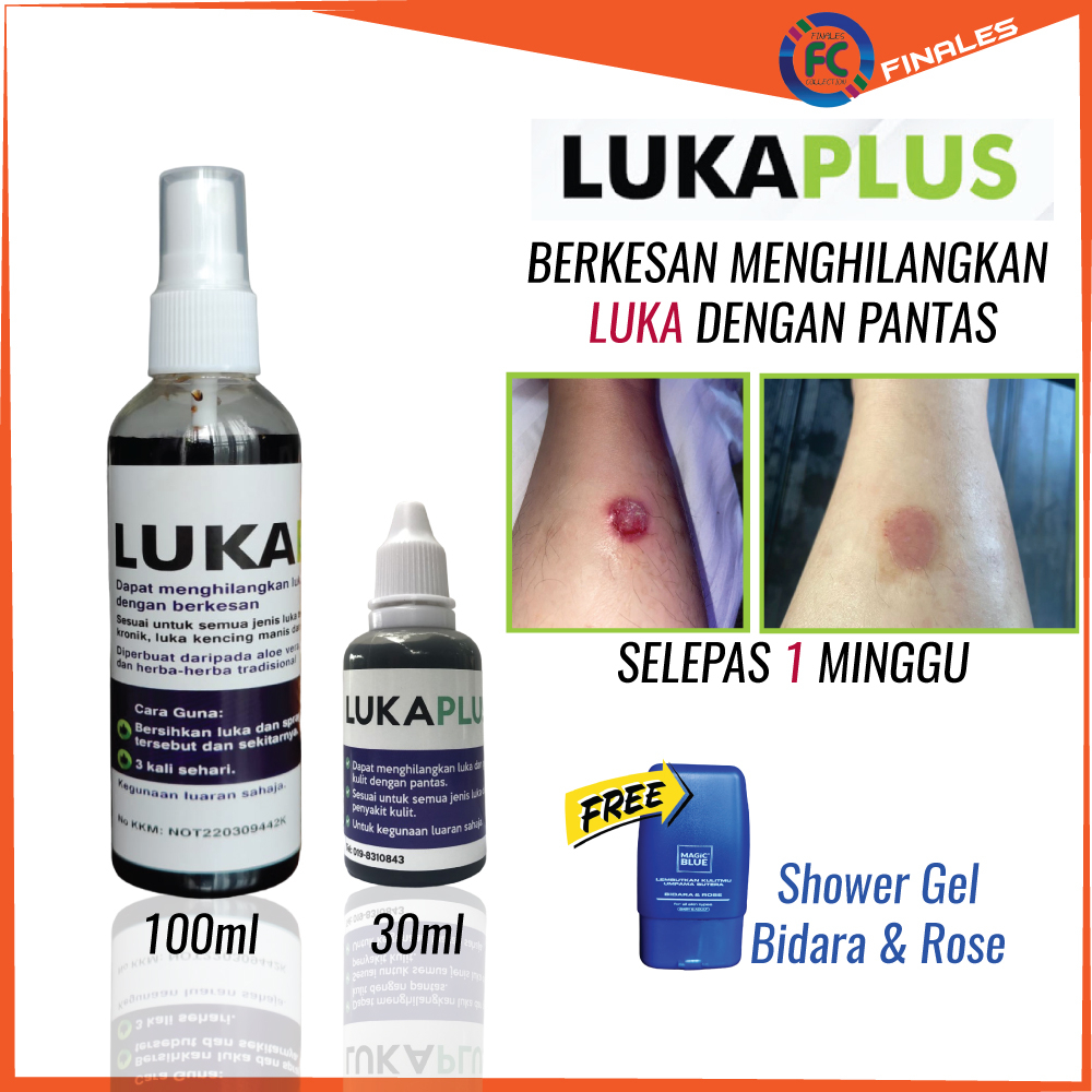 Ubat Luka Sembuh LukaPlus Ubat Gatal Kulit Kering Luka Sembuh Ubat Luka
