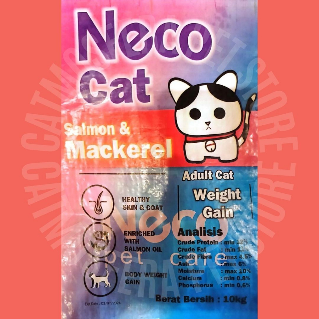 NECO CAT (SALMON+MACKEREL) 10KG | Shopee Malaysia