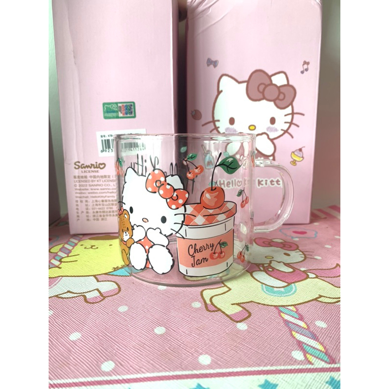 original sanrio hello kitty glass cup | Shopee Malaysia