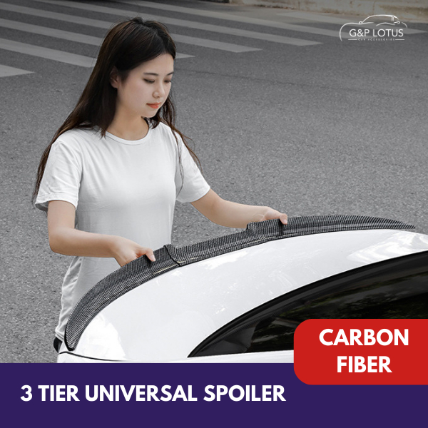 3 Tier Universal Adjustable Car Rear Wing Lip Trunk Roof Spoiler Tail ...
