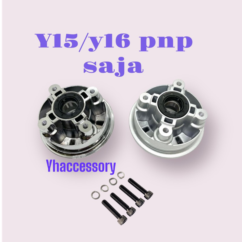 LC135 5S LC5S Y15ZR Y15 sprocket hub Complete chrome spocket hub LC 5S