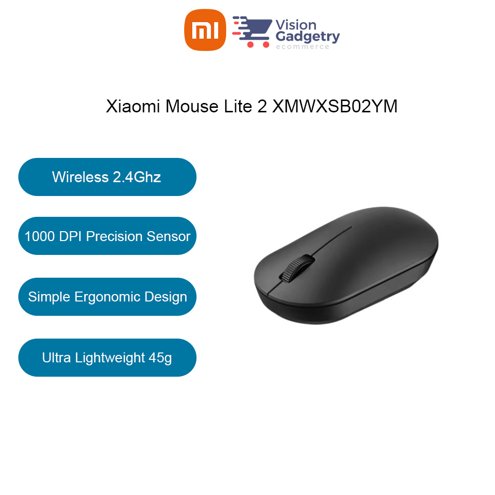Xiaomi Wireless Mouse Lite with Ergonomic Design Makes your Desk Neat and  Tidy