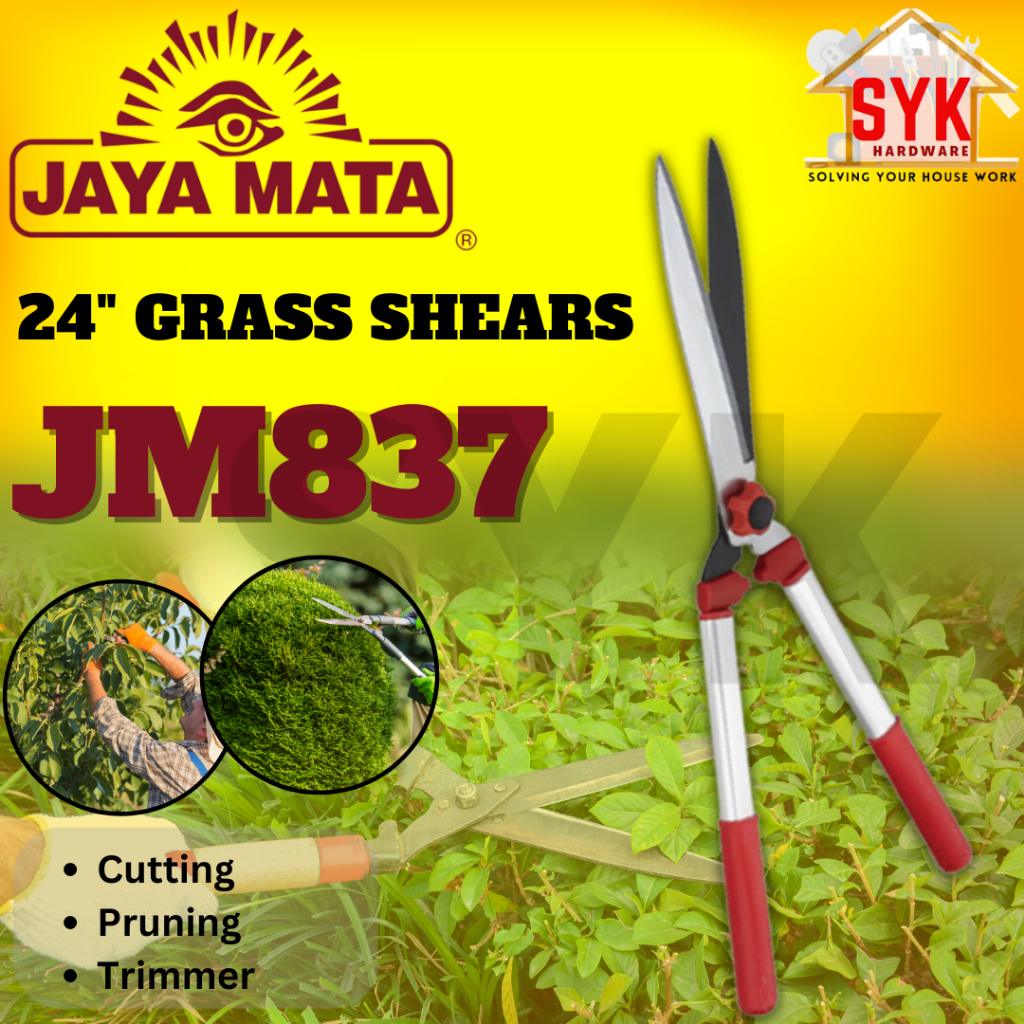 SYK Jaya Mata JM837 24 Inch Grass Shears Hedge Trimmer Gardening
