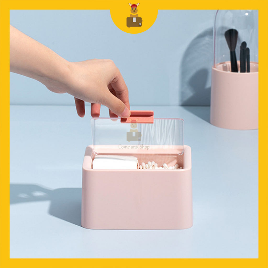 Cotton Pad Storage Cotton Swab Storage Makeup Removal Cleaning Cotton