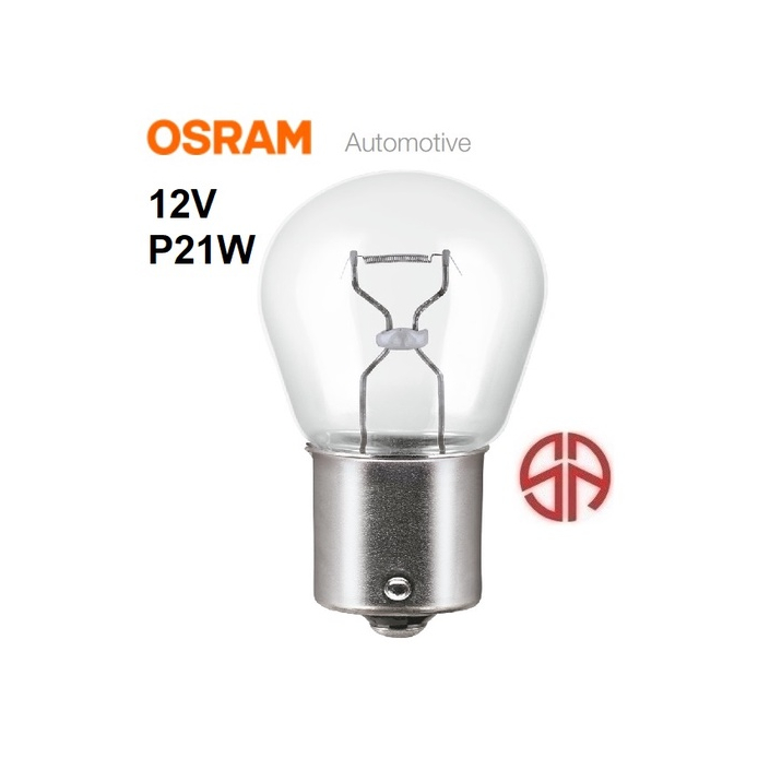 12V P21W Osram 7506 BA15s Stop Light Lamp Back Up Reverse Front Rear ...