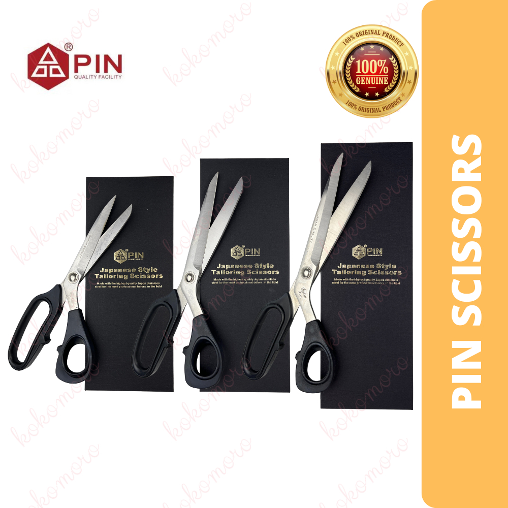 PIN Japanese Style Tailoring Scissors / PIN Gunting Penjahit Shopee