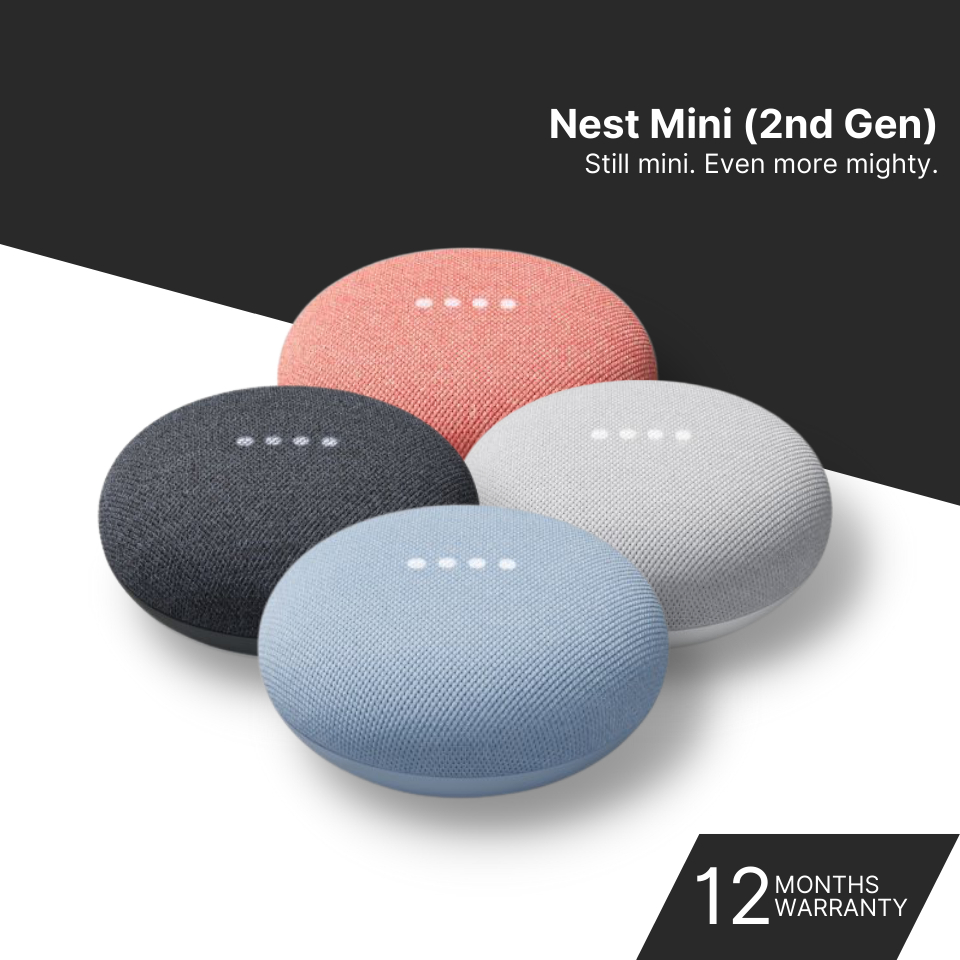 Google Nest Mini Smart Speaker 2nd Generation Google Assistant ...