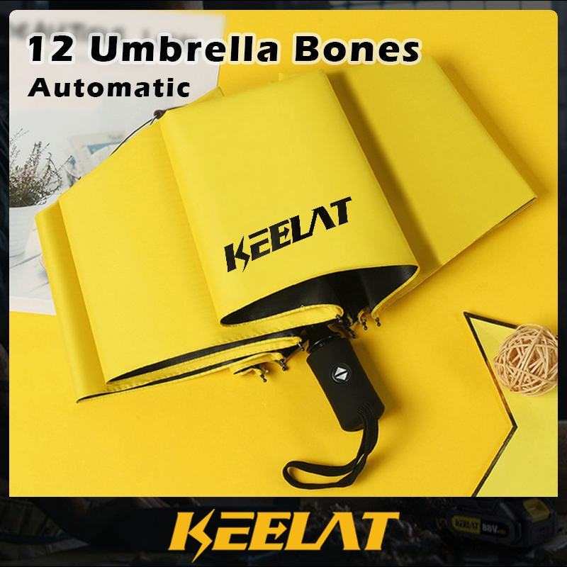 KEELAT 12 Umbrella Bones Strong Umbrella Automatic UV Parasol Enlarge
