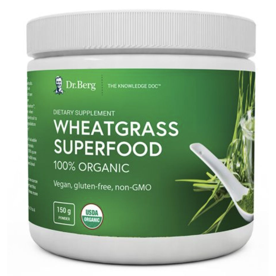 EXP5/24 > dr. berg's Organic Raw Wheatgrass Wheat grass Juice Powder