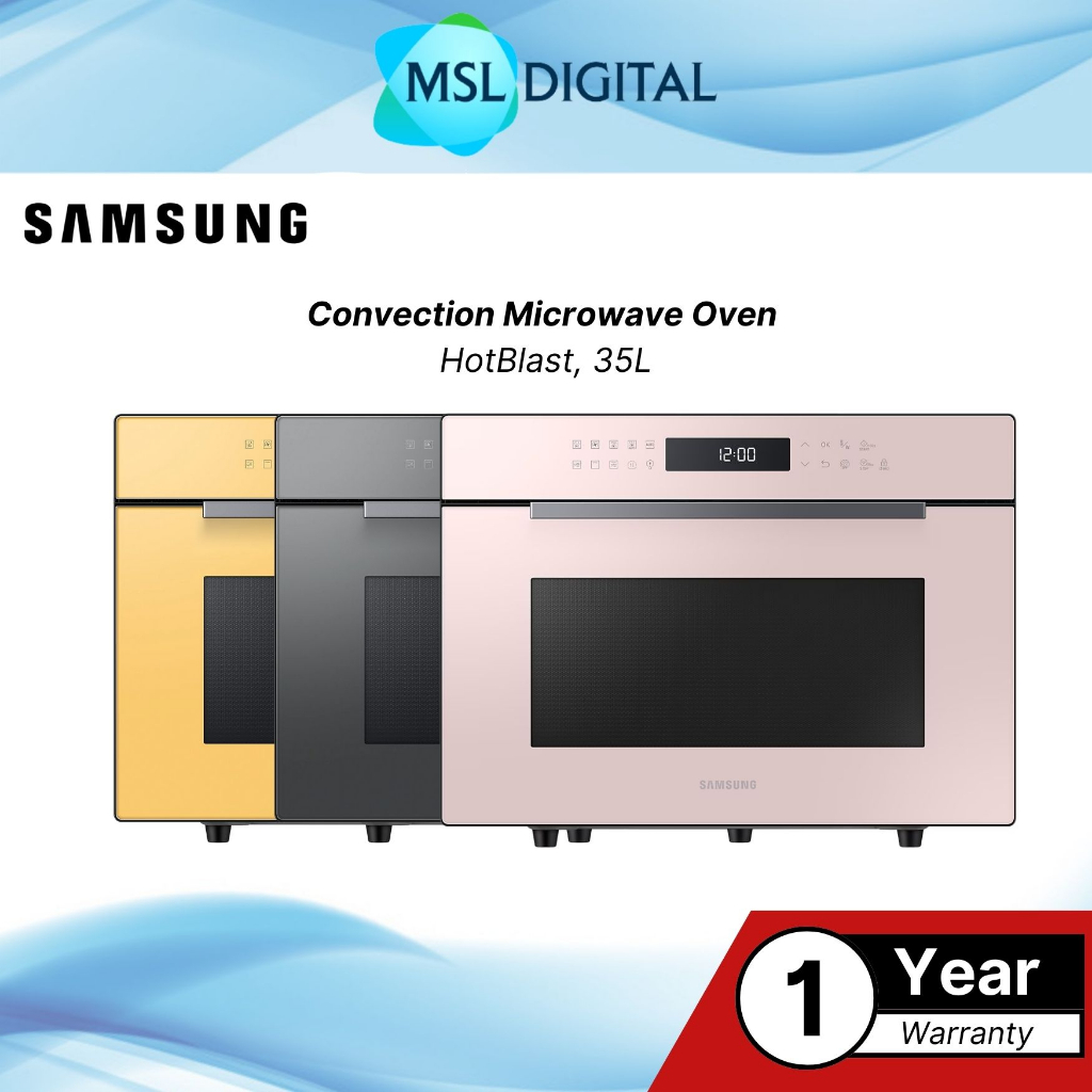 Samsung Convection Microwave Oven with HotBlast, 35L MC35R8088LV/SM