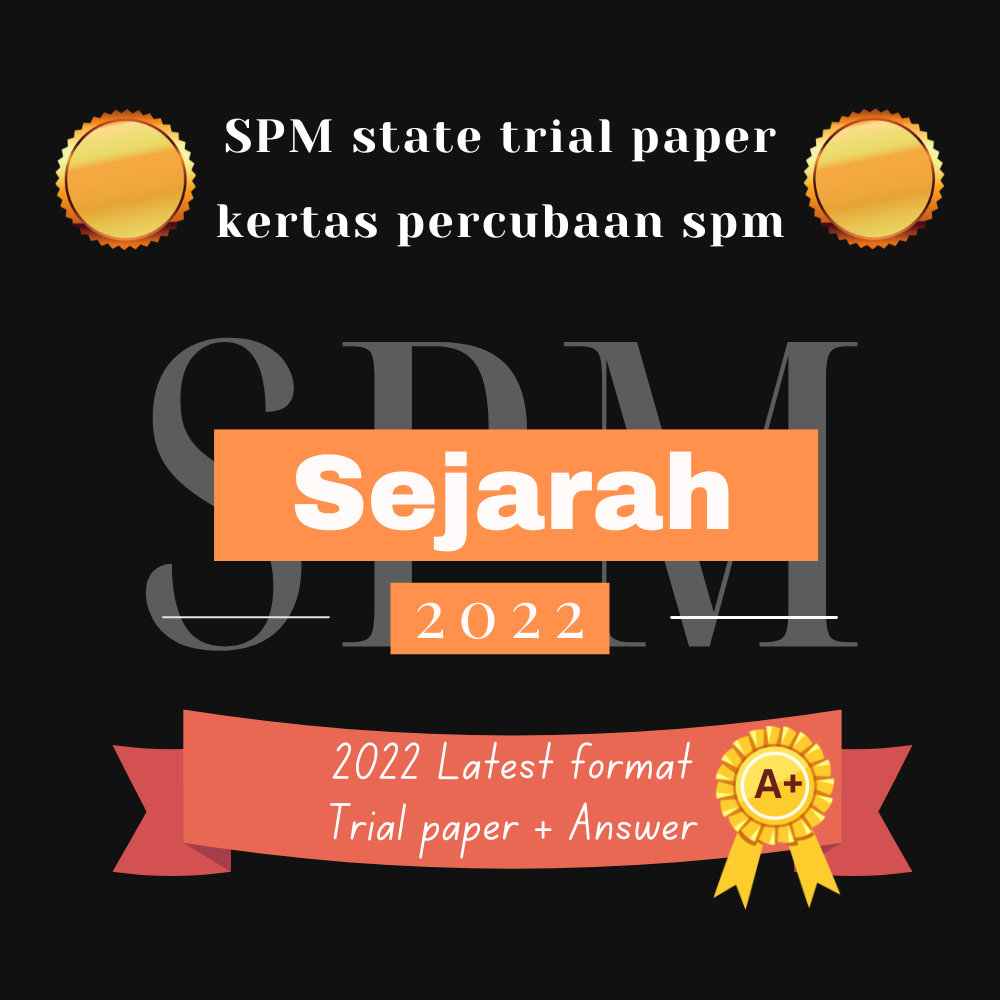 SPM 2022 Sejarah State Trial Papers(Percubaan) In PDF | Shopee Malaysia