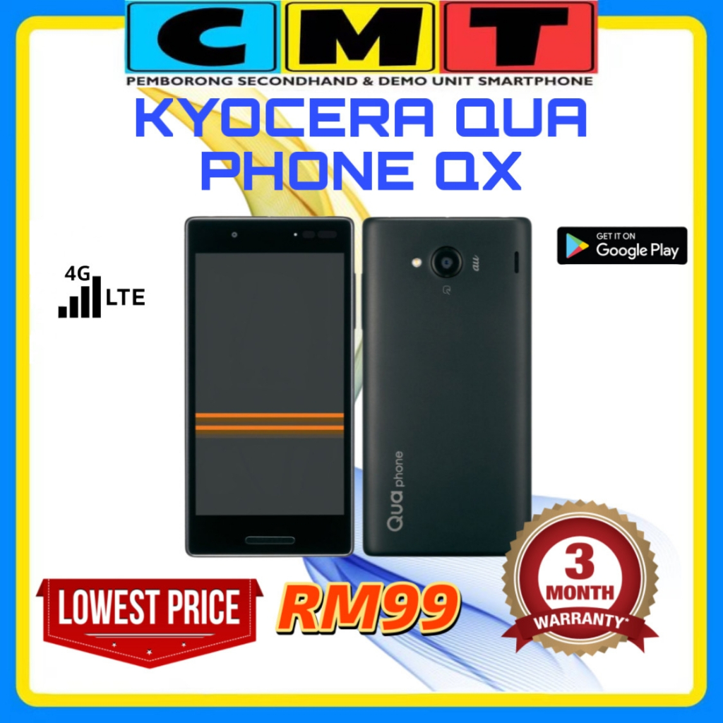 READY STOCK] Kyocera Qua phone QX (KYV42) 4G LTE 5.0Inch HD