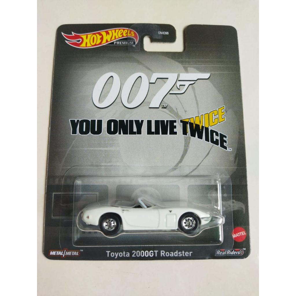 Hot Wheels Premium Toyota 2000GT Roadster 007 James Bond 1967 You Only