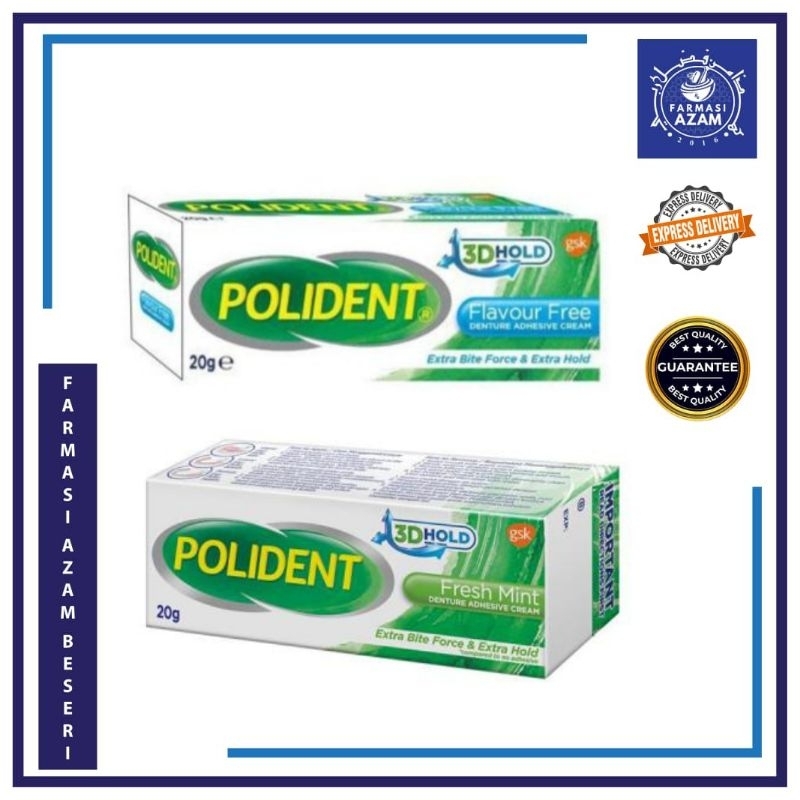 Polident Denture Adhesive Cream 20g Shopee Malaysia