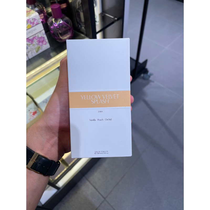 Zara perfume yellow online velvet