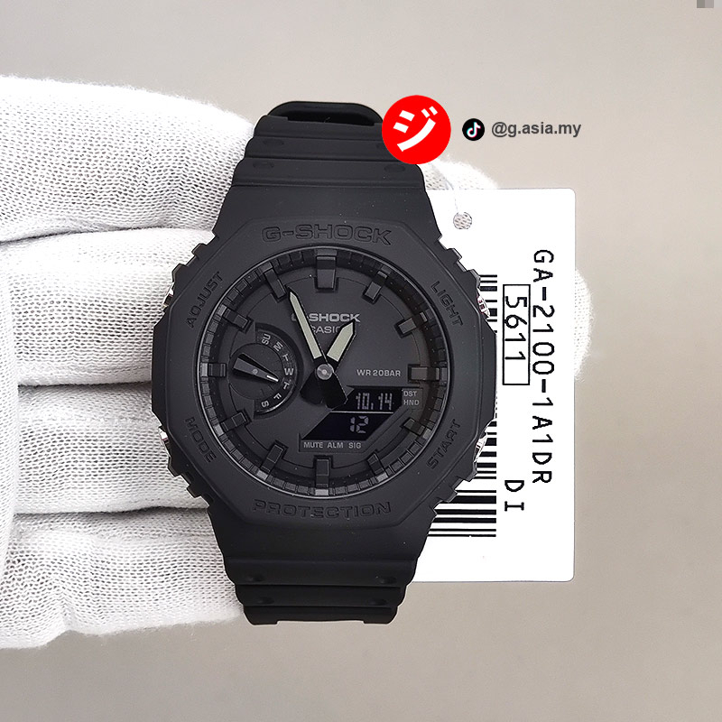 G SHOCK GA-2100 GA-2100-1A1 GA-2100-1A1DR Tmj Blackout GA2100