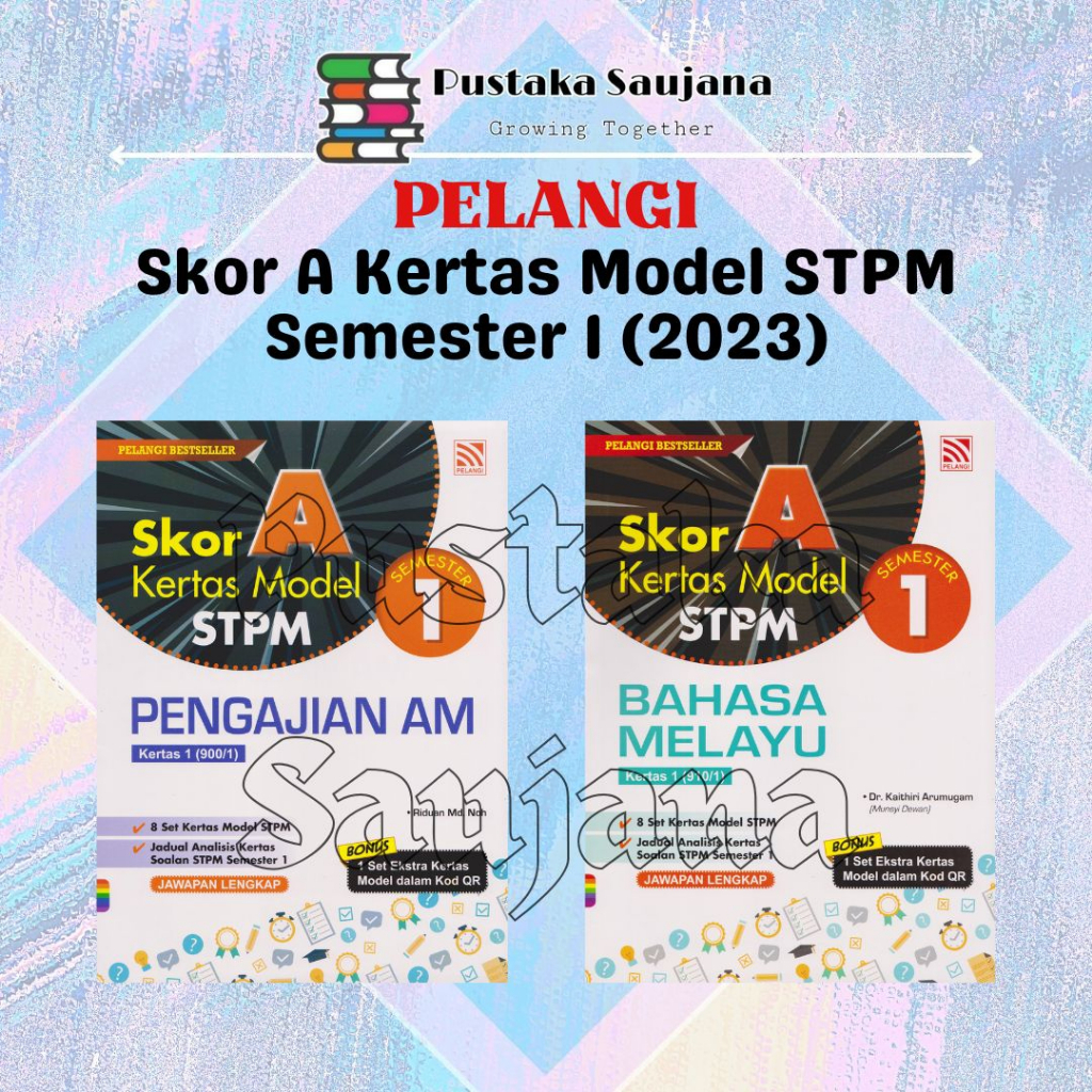 [saujana] Pelangi Skor A Kertas Model Stpm Semester 1 2023 Shopee