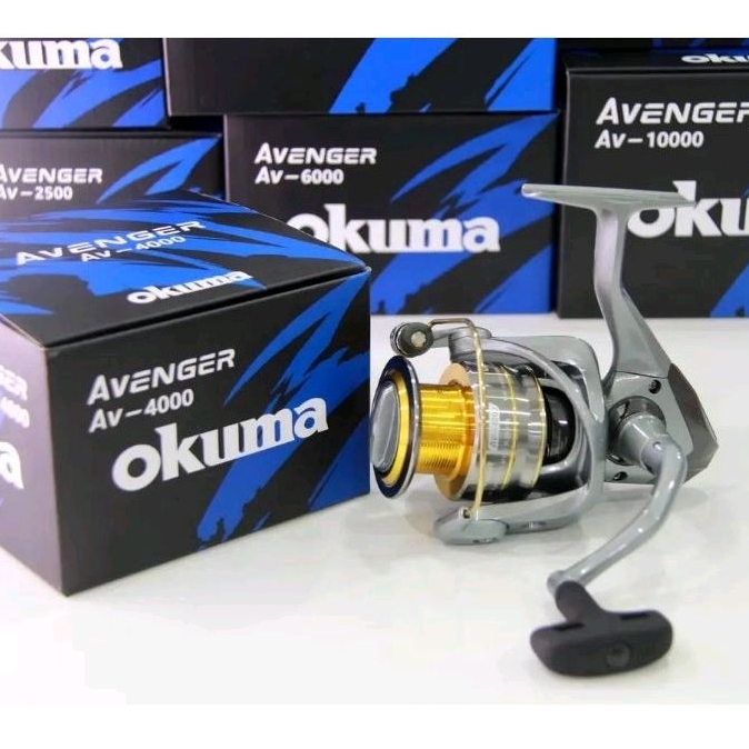 UP TO 16KG MAX DRAG) MESIN PANCING SPINNING OKUMA AVENGER 6+1BB FISHING  REEL WITH HIGH QUALITY JAPANESE DRAG WASHER