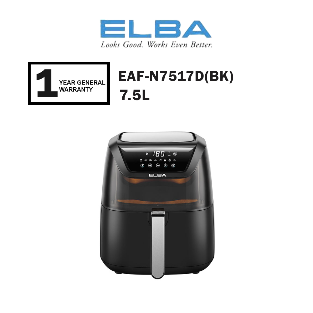 Tefal 4.2L Easy Fry &amp; Grill Healthy EY5018 / ELBA Air Fryer 7.5L EAF-N7517D(BK) XXL SIZE