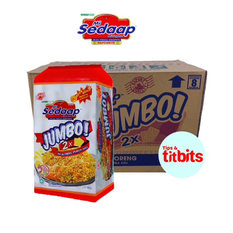 Mi Sedaap Goreng Jumbo 4x139gx6 ( 1 carton ) | Shopee Malaysia